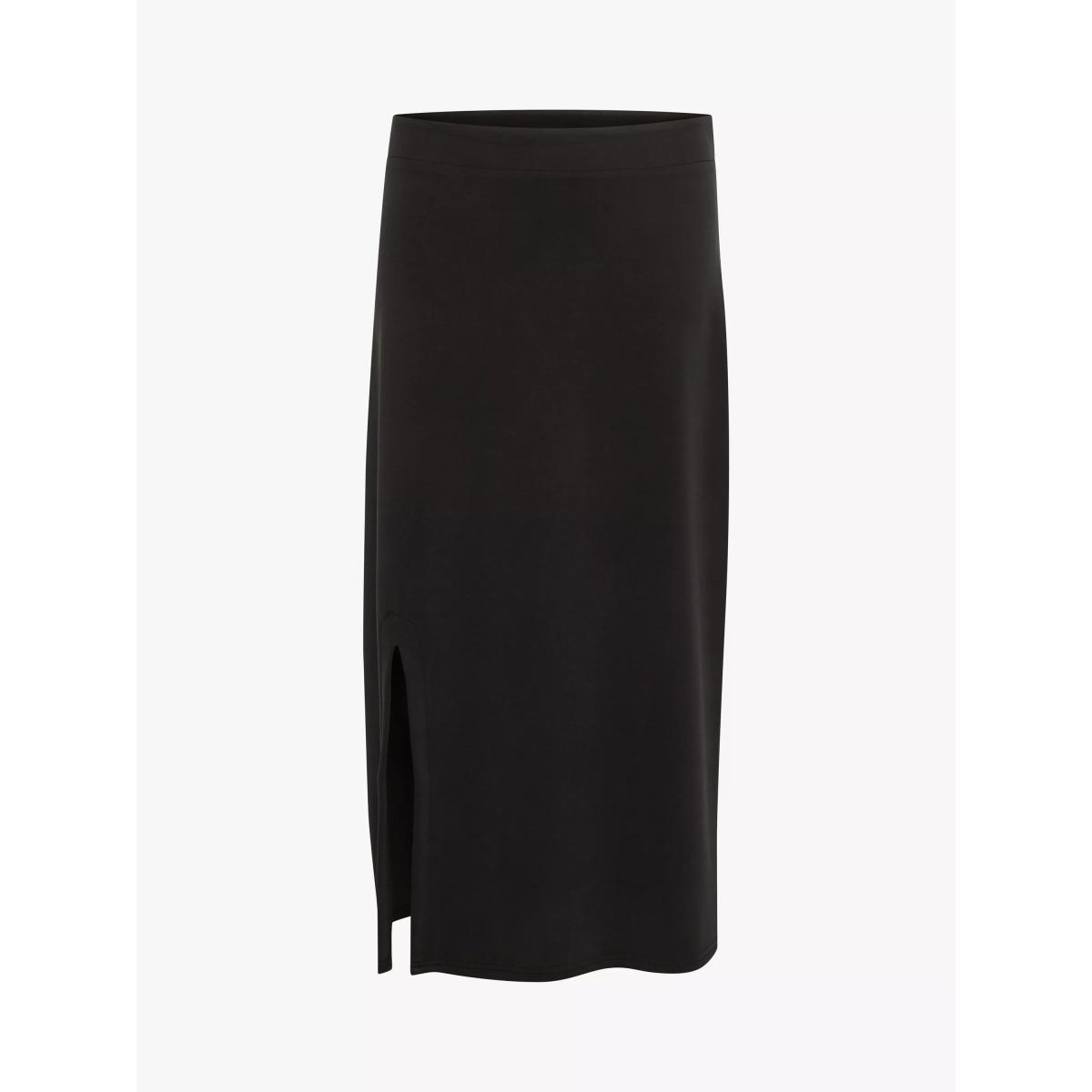 MY ESSENTIAL WARDROBE Elle High Waisted Midi Skirt, Black – image 4