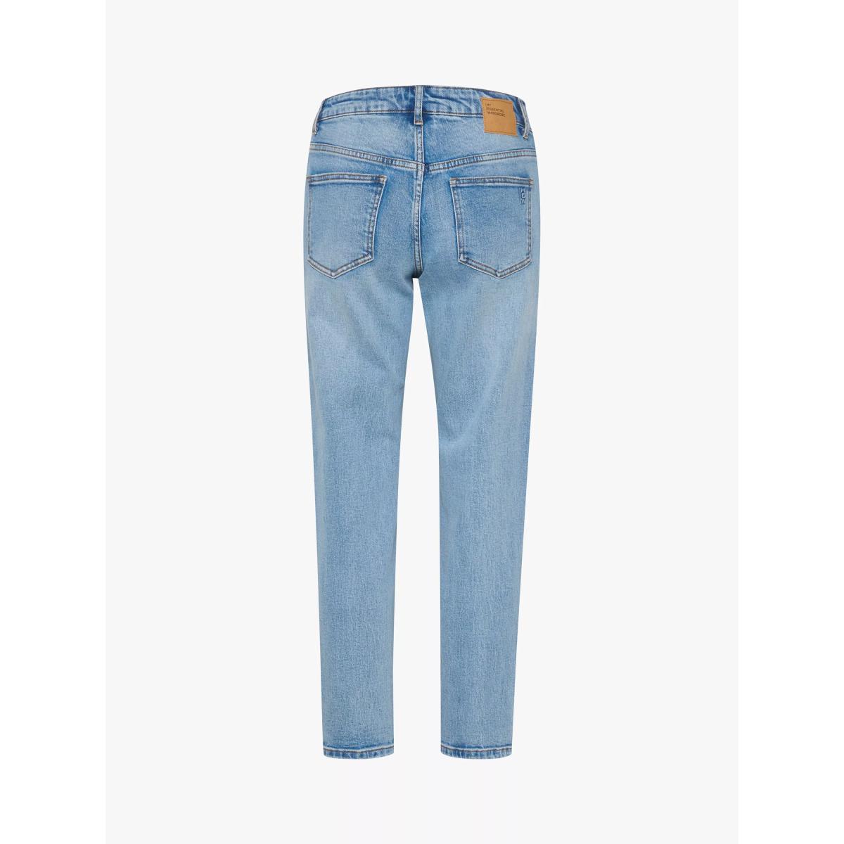 MY ESSENTIAL WARDROBE Mommy Straight Leg Mom Jeans, Medium Blue Wash – image 5