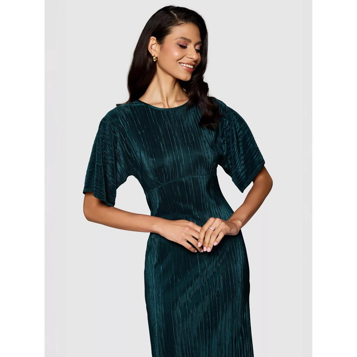 Closet London Kimono Sleeve Pencil Dress, Emerald – image 5