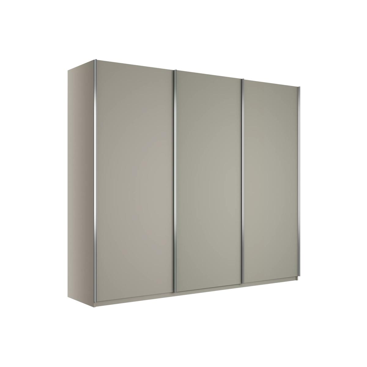 John Lewis Elstra 300cm 3 Sliding Doors Wardrobe, Pebble Grey – image 1