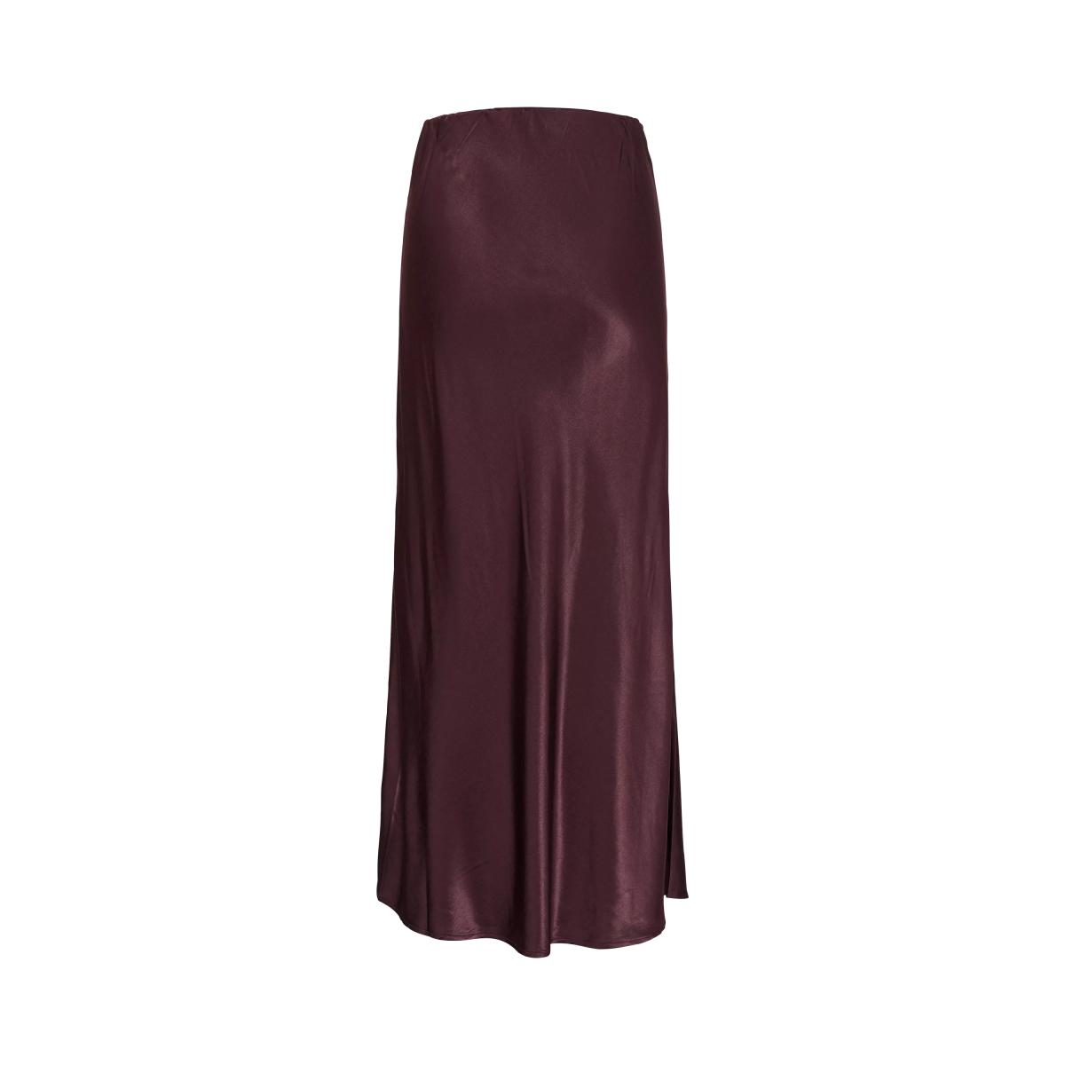 MY ESSENTIAL WARDROBE Estelle Satin Maxi Skirt, Mid Red – image 5