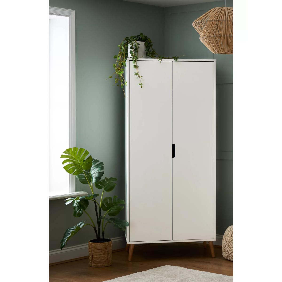 Obaby Maya Double Wardrobe, Light Grey – image 3