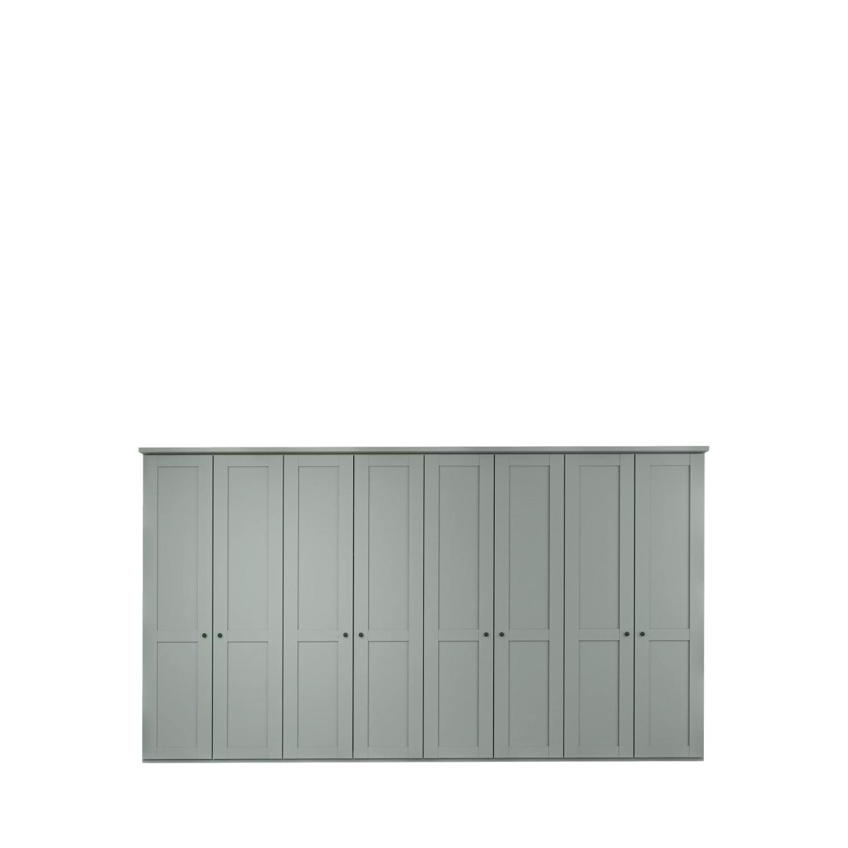 John Lewis Marlow 400cm Hinged Wardrobe, Sage Green – image 3