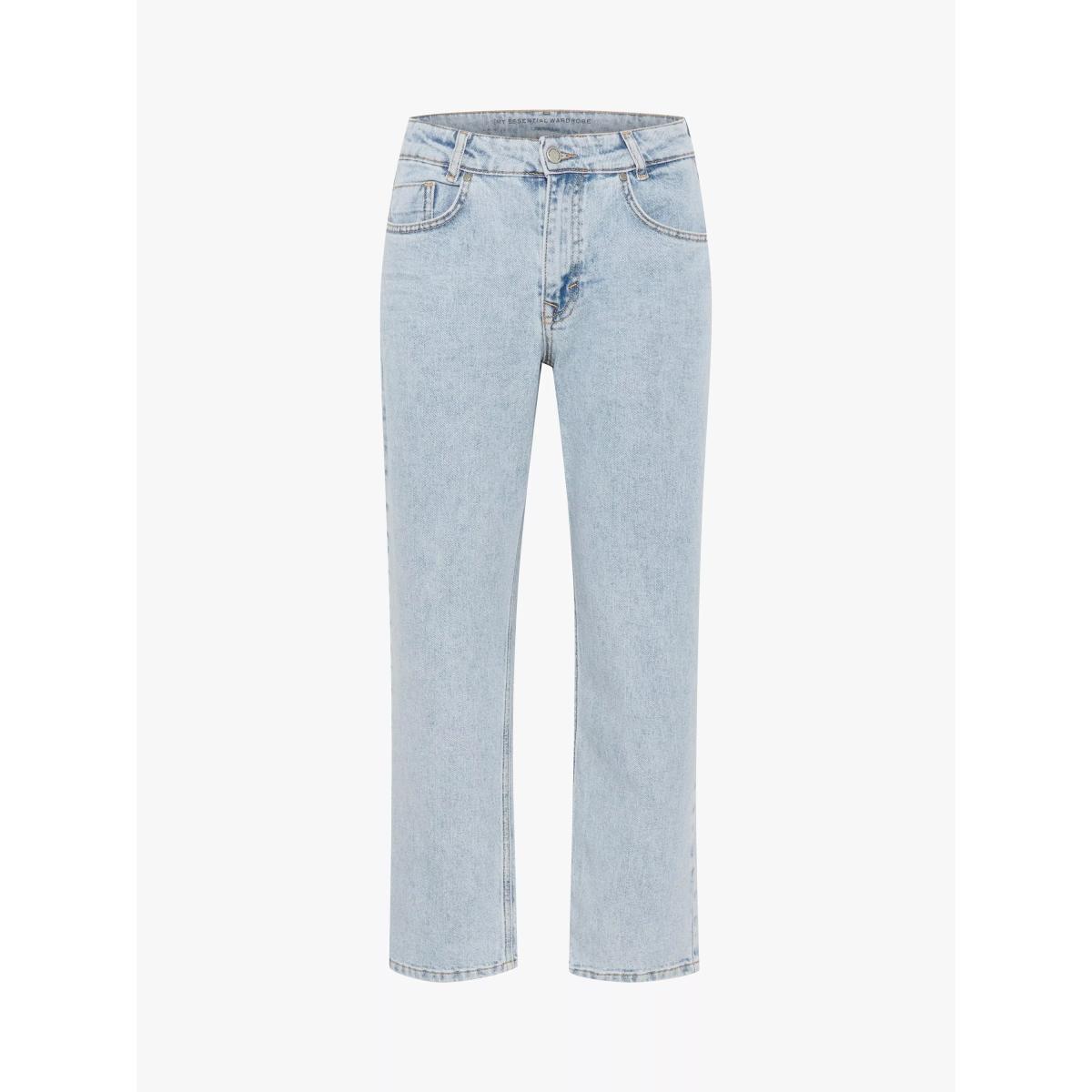 MY ESSENTIAL WARDROBE Lucy High Waist Cropped Jeans, Light Blue Retro – image 5