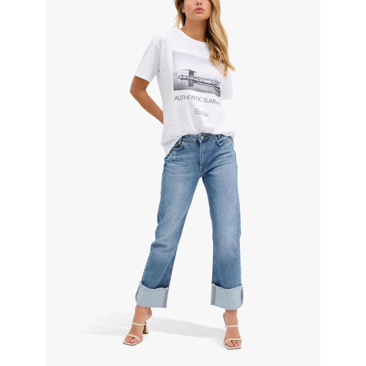 MY ESSENTIAL WARDROBE Dallas 139 Straight Leg Jeans, Medium Blue Wash – image 3