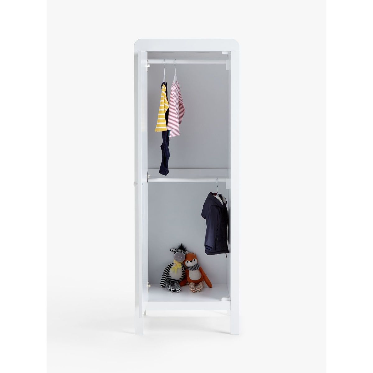 John Lewis & Partners Alex Single Wardrobe, Solid White – image 3
