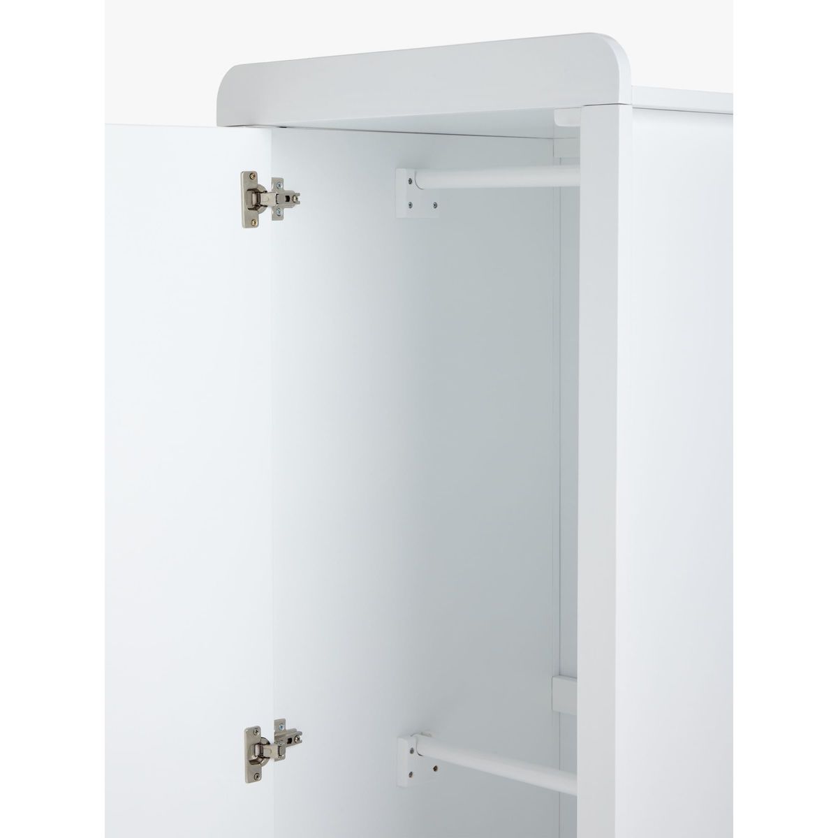 John Lewis & Partners Alex Single Wardrobe, Solid White – image 6