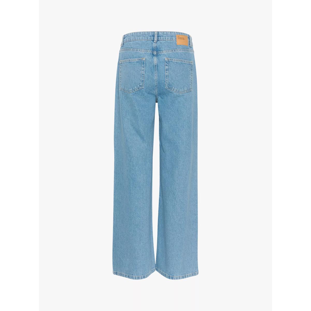 MY ESSENTIAL WARDROBE Jayda Wide Leg Jeans, Medium Blue – image 5