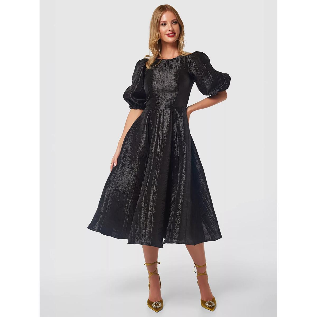 Closet London Panelled Skirt Dress, Black – image 3