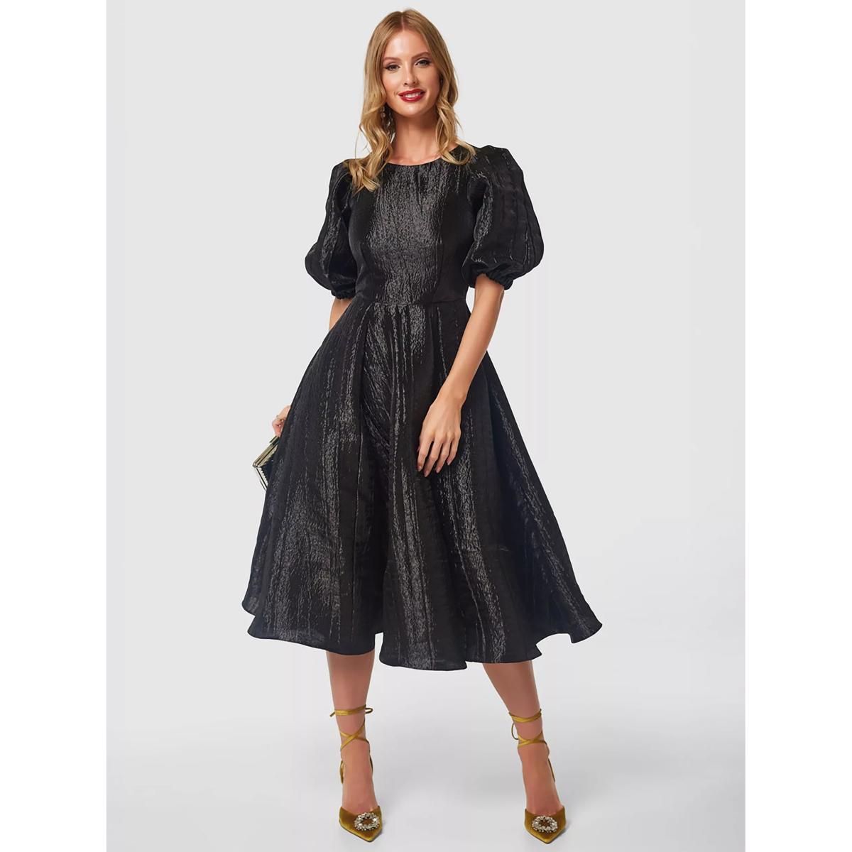 Closet London Panelled Skirt Dress, Black – image 4