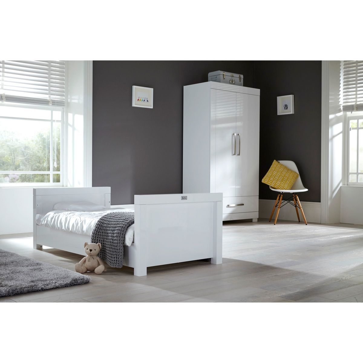Silver Cross Notting Hill Wardrobe, Gloss White – image 8