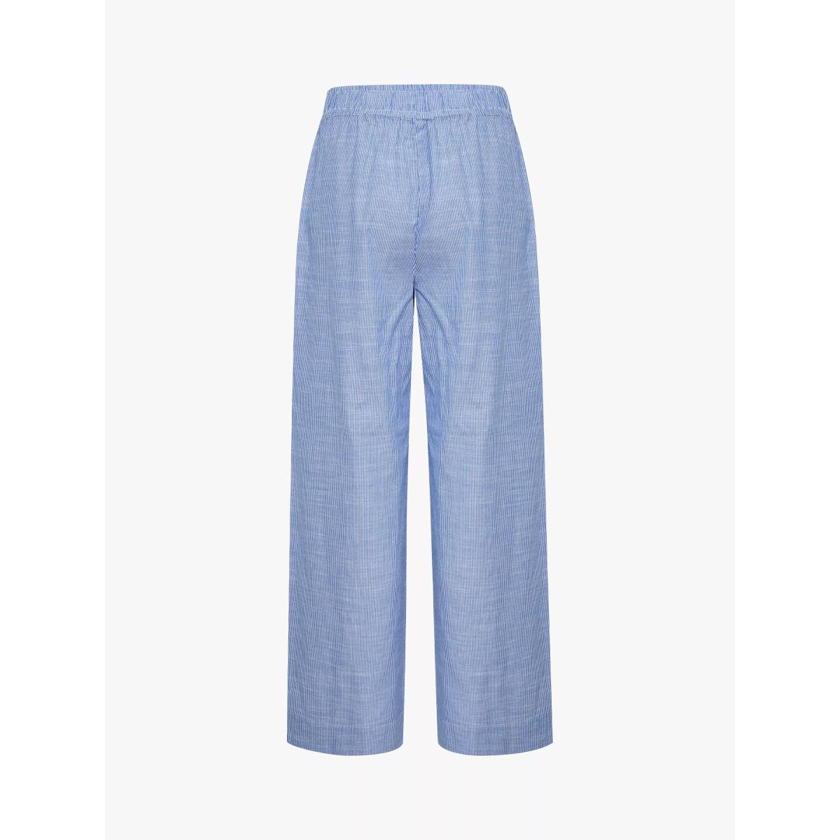 MY ESSENTIAL WARDROBE Skye High Waisted Wide Leg Trousers, Delft Blue Striped – image 5