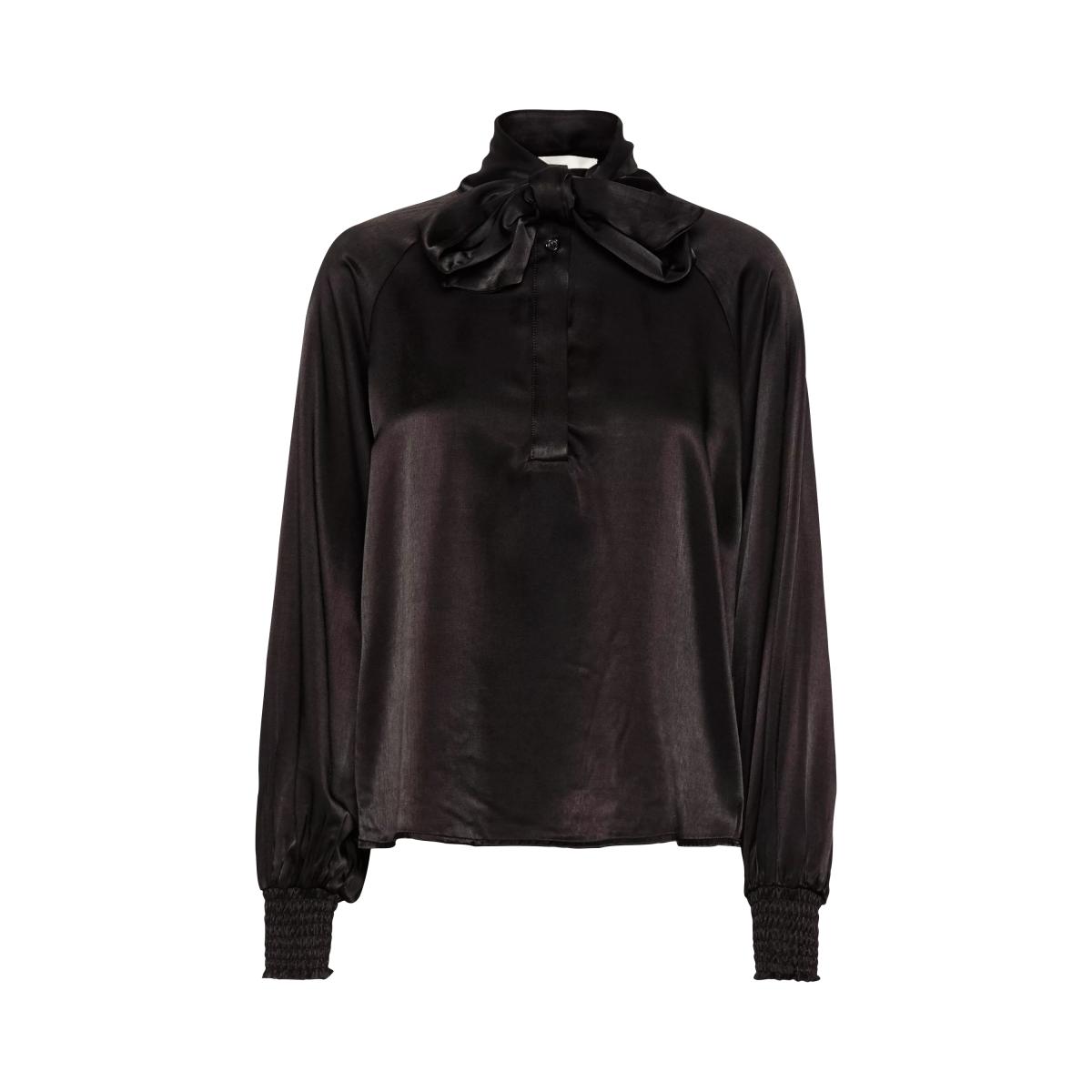 MY ESSENTIAL WARDROBE Bow Collar Satin Top – image 5