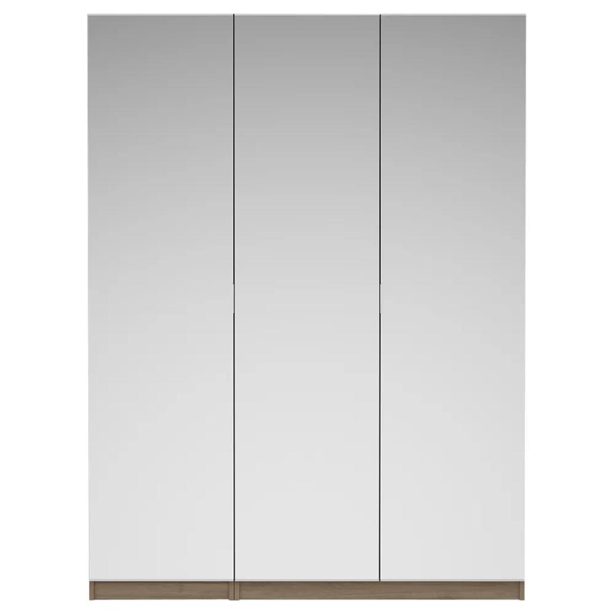 ANYDAY John Lewis & Partners Mix it Mirrored Triple Wardrobe, Grey Ash – image 3