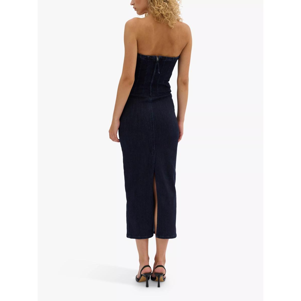 MY ESSENTIAL WARDROBE Ayo Strapless Denim Dress – image 2