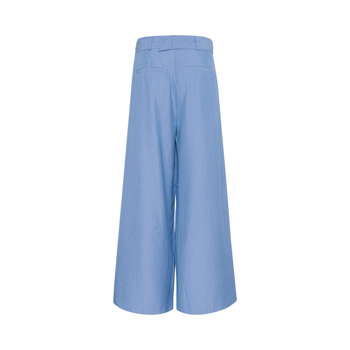 MY ESSENTIAL WARDROBE Vitta Stripe Wide Leg Trousers, Sky Blue – image 5