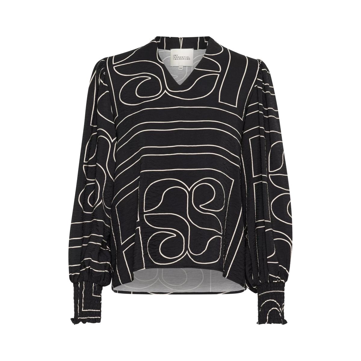 MY ESSENTIAL WARDROBE Kelly Graphic Print Blouse – image 4