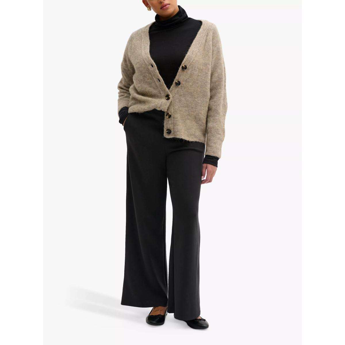 MY ESSENTIAL WARDROBE Elle Wide Leg Trousers, Black – image 3