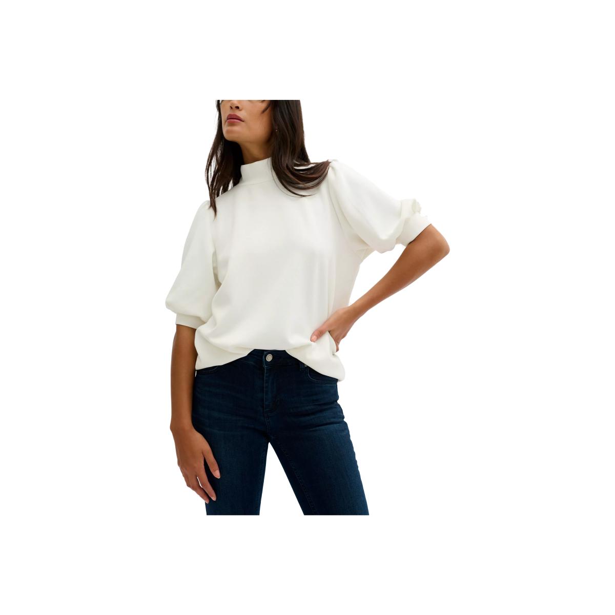 MY ESSENTIAL WARDROBE Puff Sleeve Turtleneck Blouse – image 1