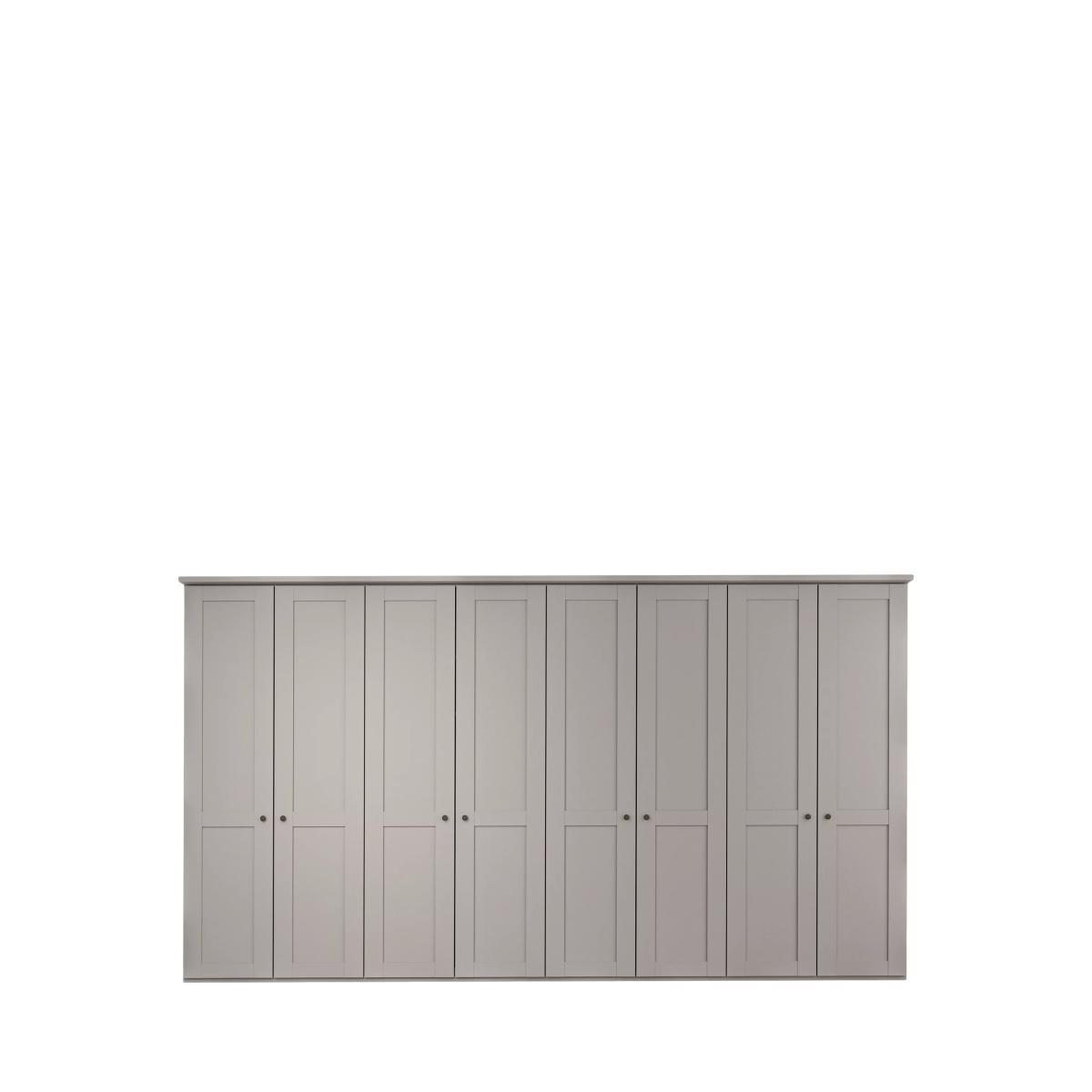 John Lewis Marlow 400cm Hinged Wardrobe, Pebble Grey – image 3
