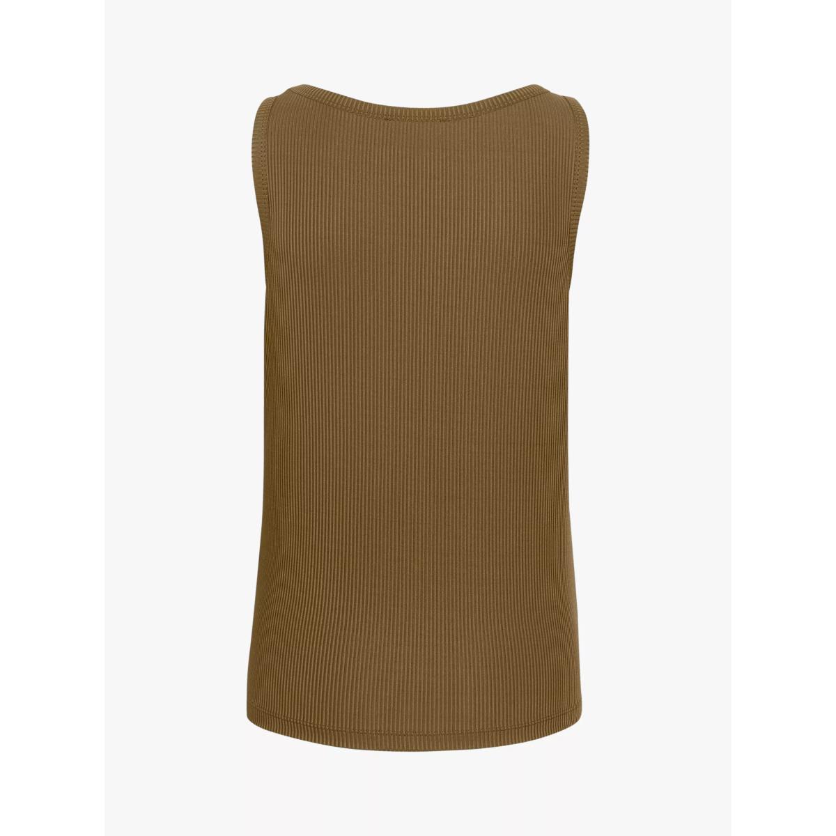 MY ESSENTIAL WARDROBE Kate Ribbed Tank, Military Olive – image 5