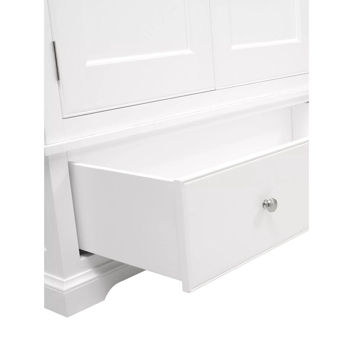 Cotswold Fairford Double Wardrobe, Soft White – image 7