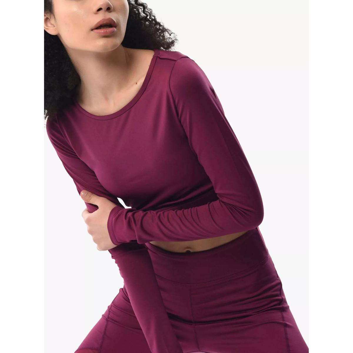 Closet London Long Sleeved Sports Crop Top – image 2
