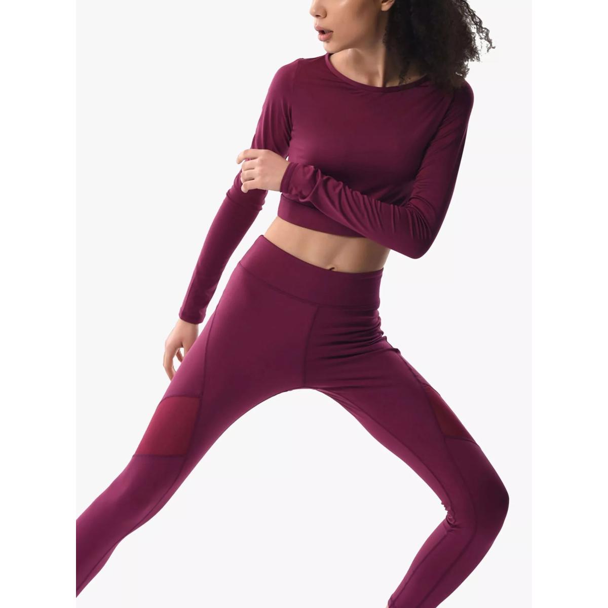 Closet London Long Sleeved Sports Crop Top – image 3