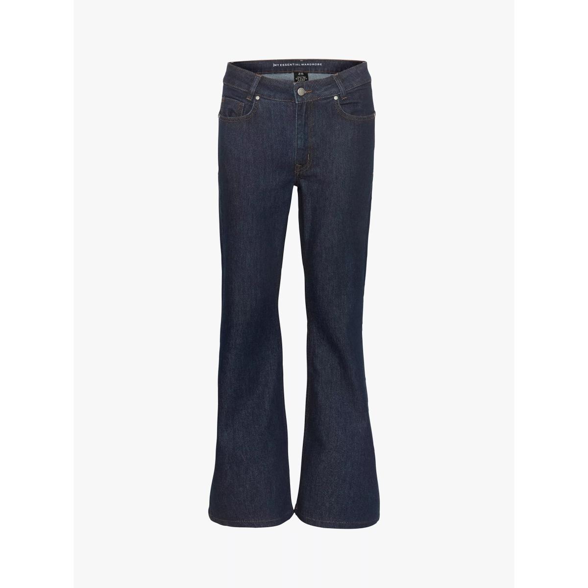MY ESSENTIAL WARDROBE Lucy Bootcut Leg Jeans, Dark Blue Un-wash – image 2