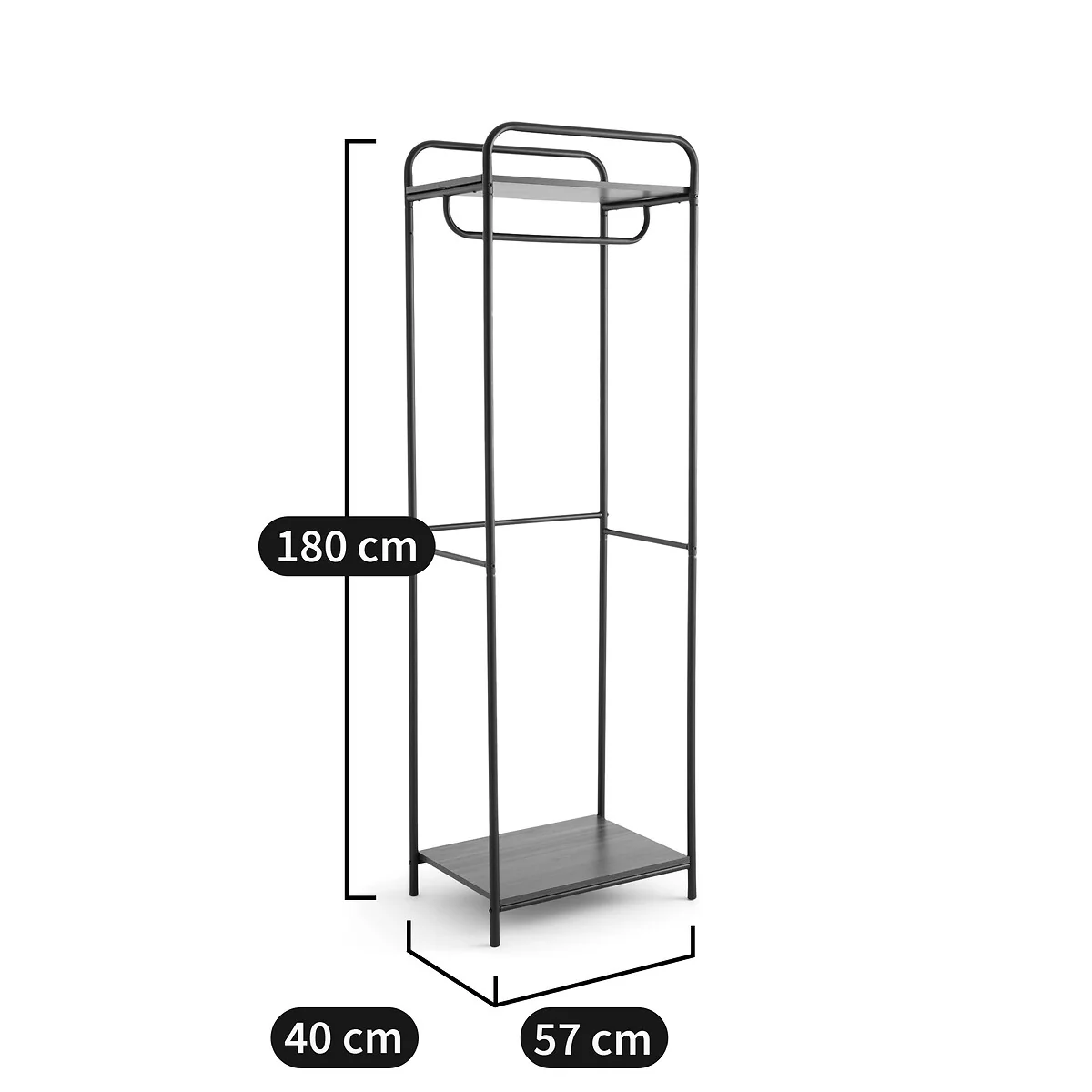 Rackel Metal Wardrobe Unit – image 7
