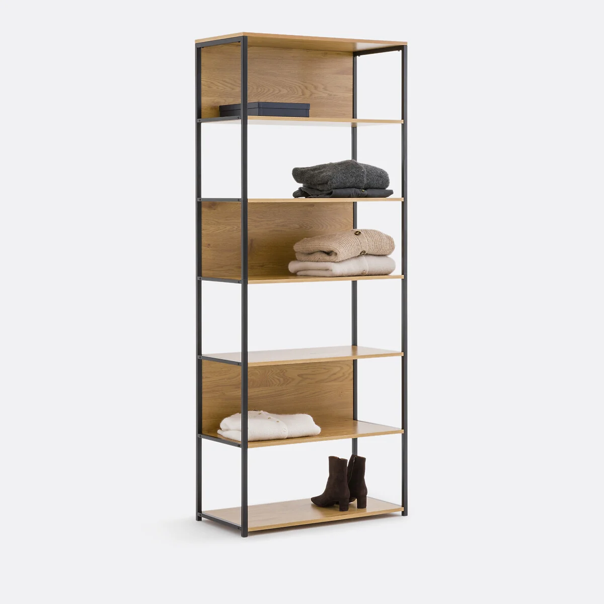 Oaki Wardrobe Module with 3 Boxes and 6 Shelves – image 3