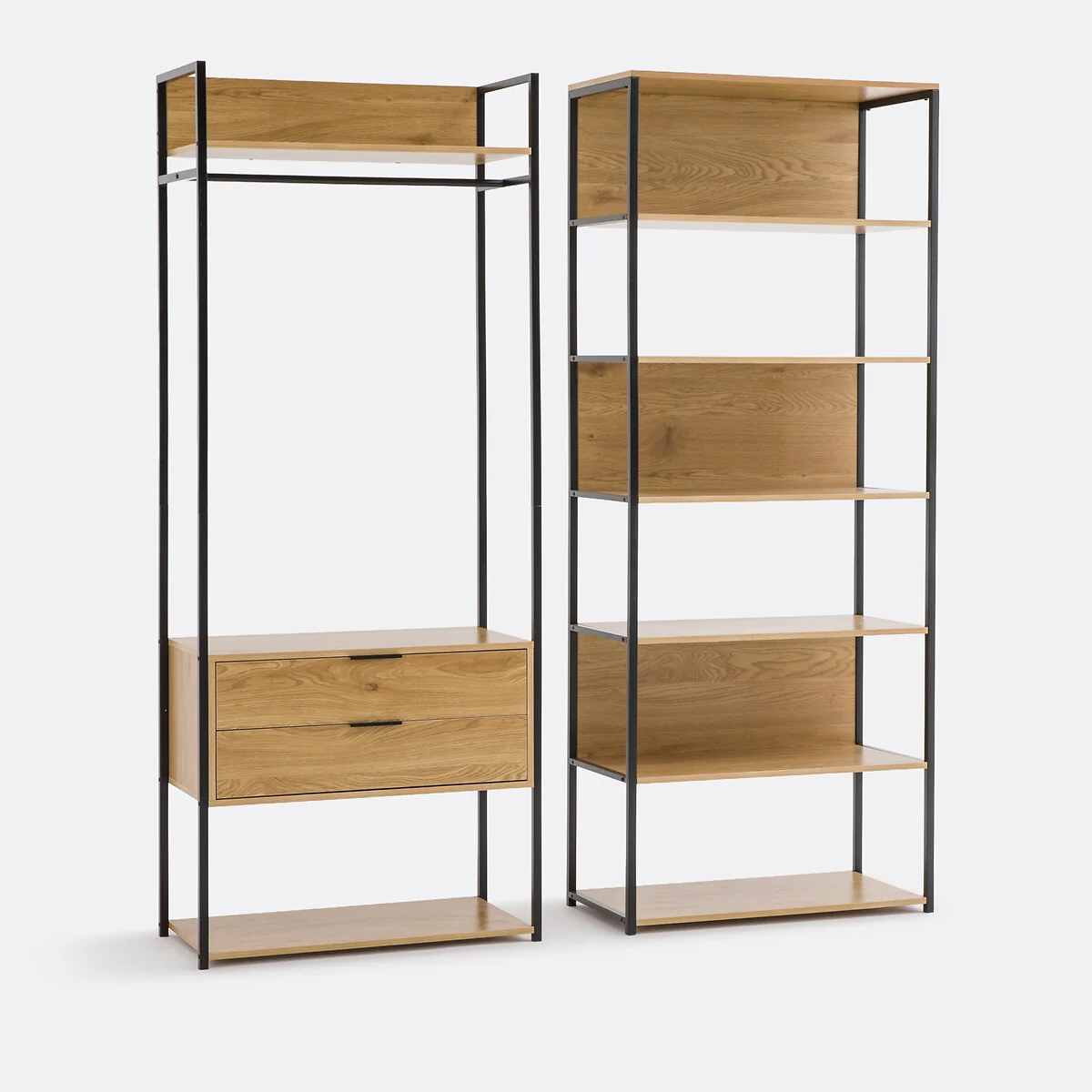 Oaki Wardrobe Module with 3 Boxes and 6 Shelves – image 6