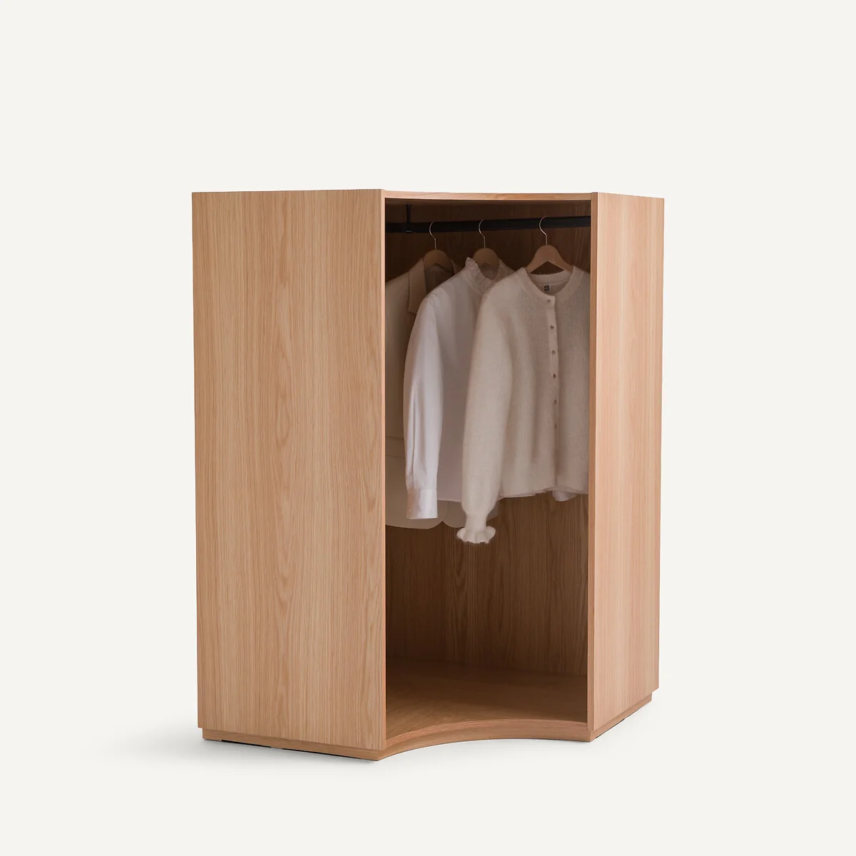 Evoria Oak Veneer Corner Unit For A Mix and Match Wardrobe – image 4