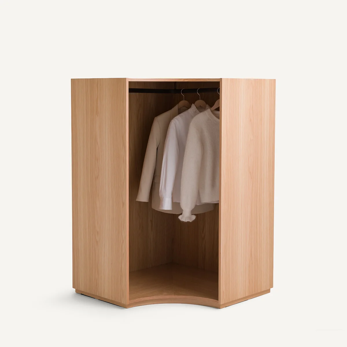 Evoria Oak Veneer Corner Unit For A Mix and Match Wardrobe – image 5