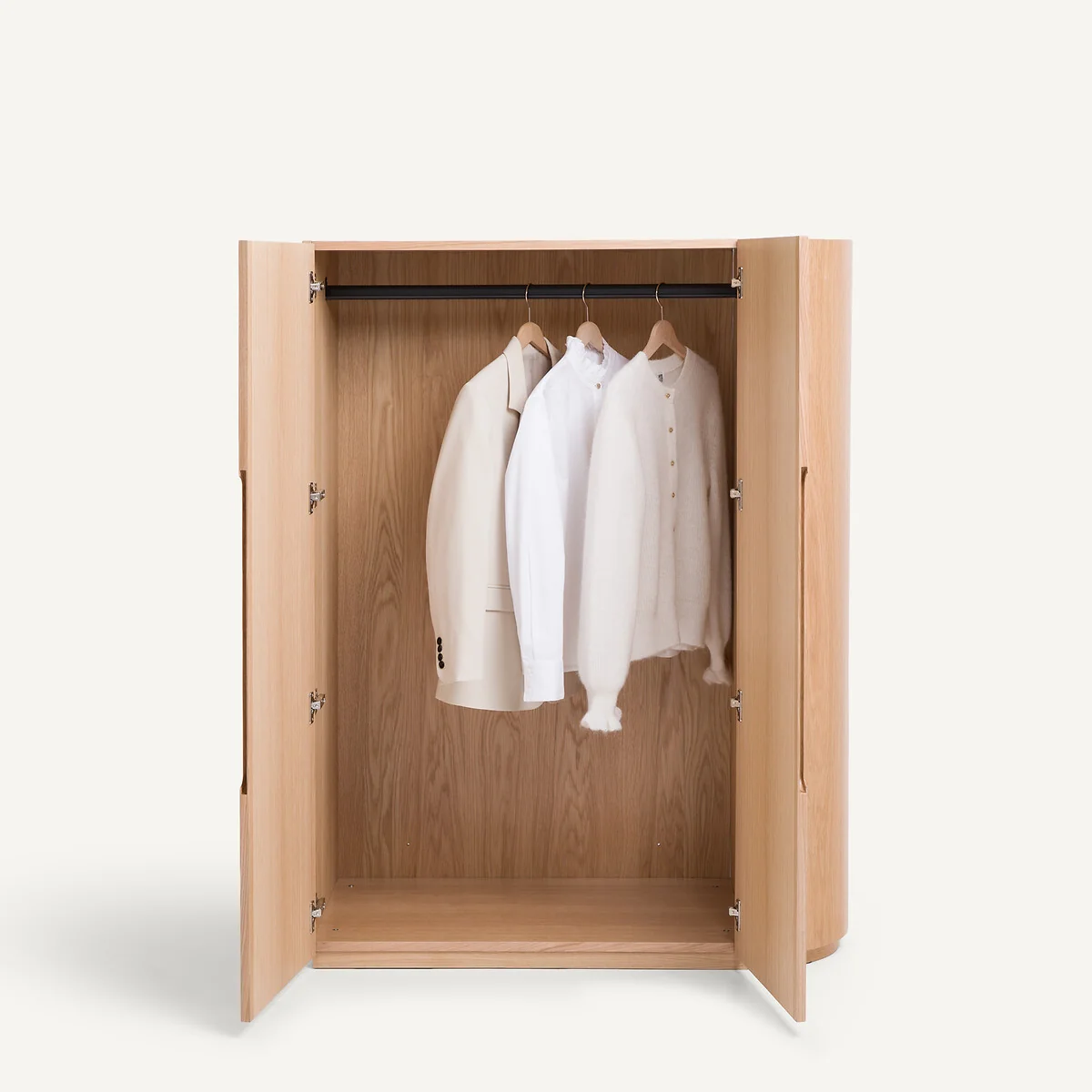 Evoria Oak Veneer Round Corner Unit For A Mix and Match Wardrobe – image 6