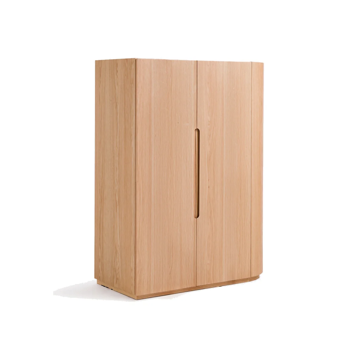 Evoria Oak Veneer Round Corner Unit For A Mix and Match Wardrobe – image 1