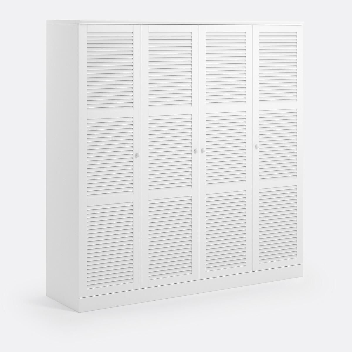 Mayor 4-Door Solid Pine Wardrobe – image 2
