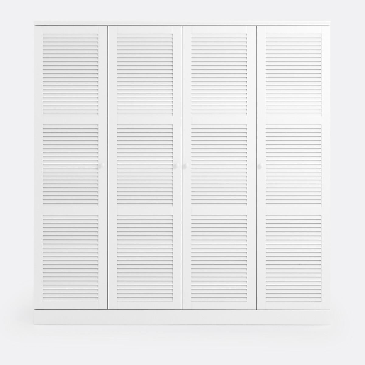 Mayor 4-Door Solid Pine Wardrobe – image 3