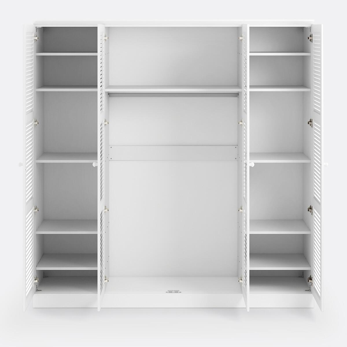 Mayor 4-Door Solid Pine Wardrobe – image 5