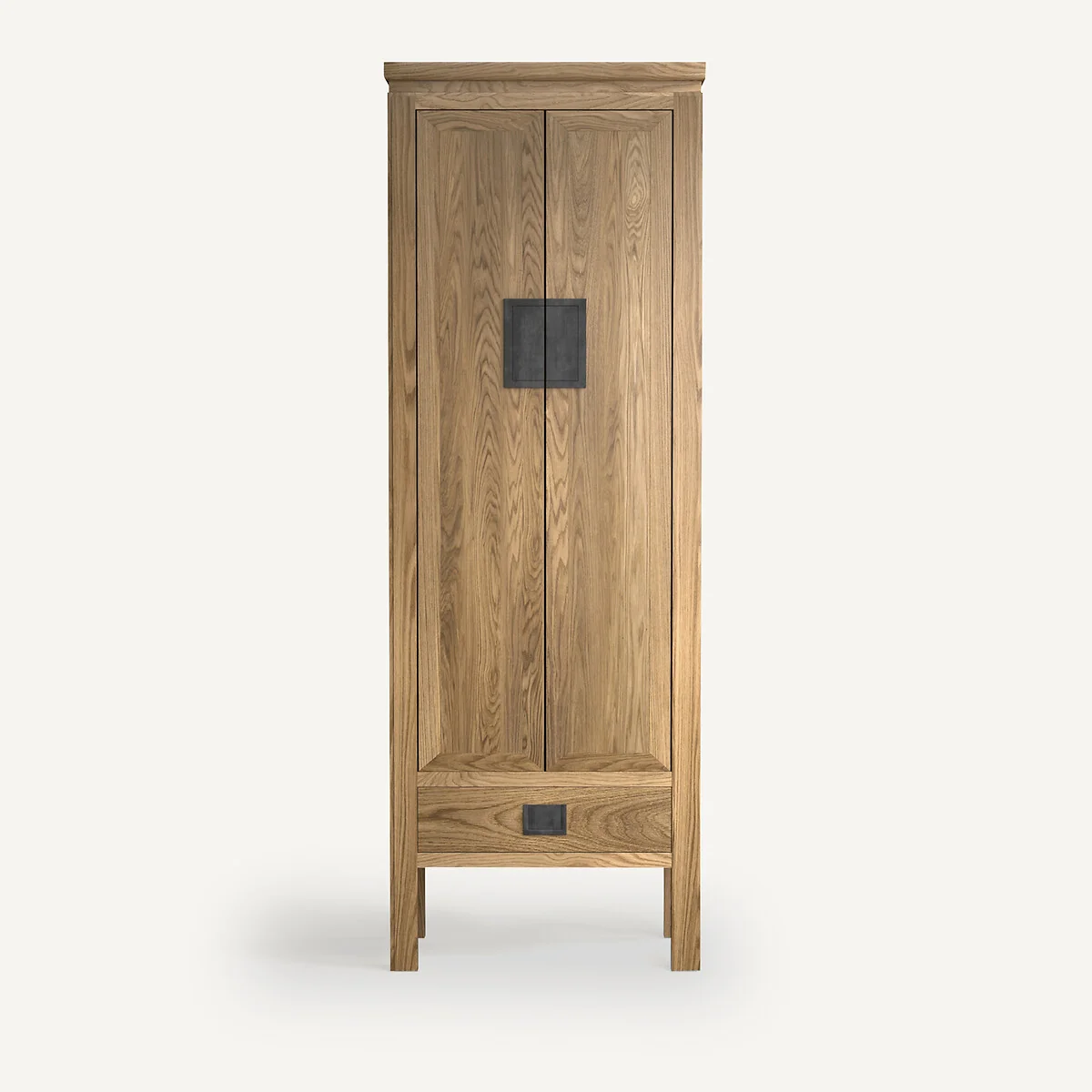 Ling Chinese Solid Oak and Veneered Wardrobe – image 2