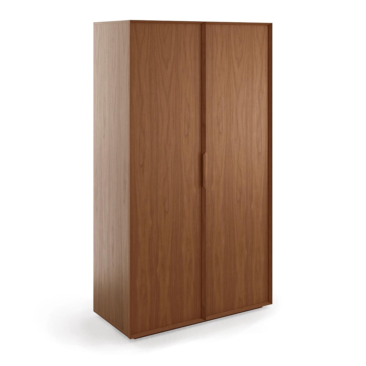 Johanez 120cm Walnut Veneer Wardrobe Unit – image 3