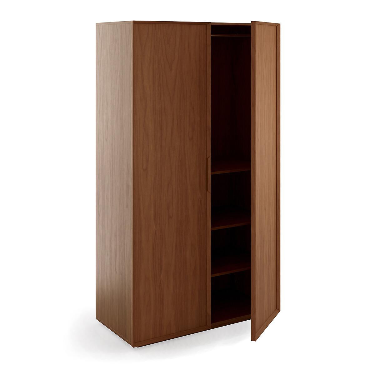 Johanez 120cm Walnut Veneer Wardrobe Unit – image 4