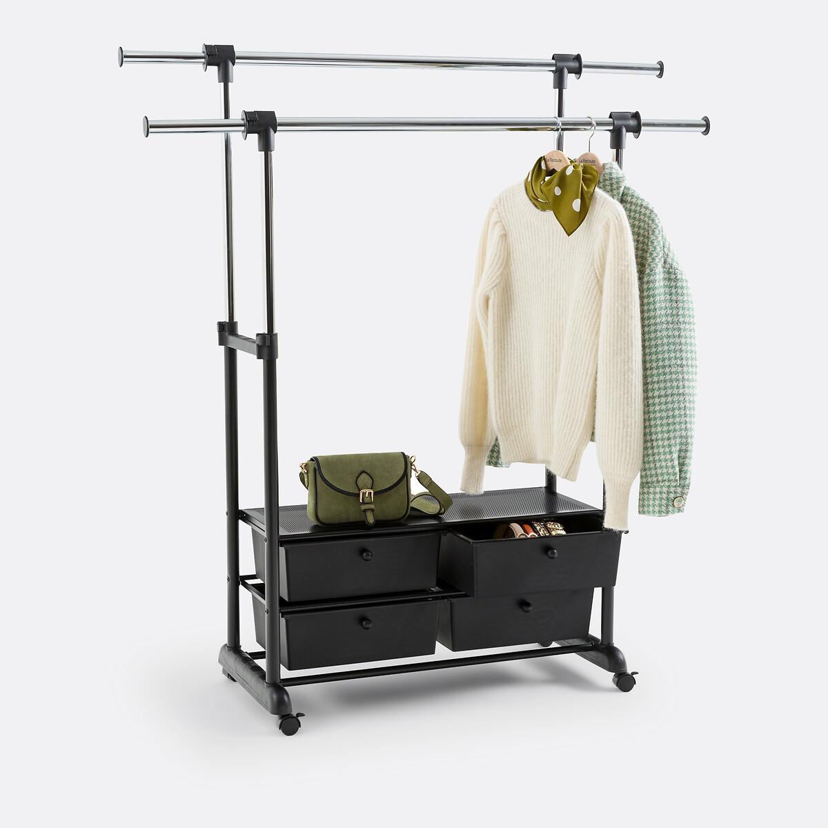 Parro Extendable Roller Wardrobe Rack – image 2