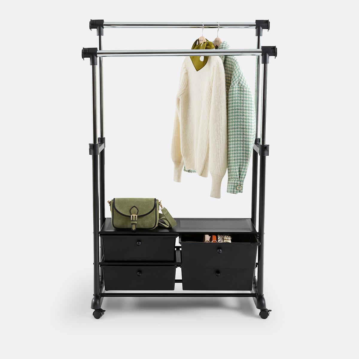 Parro Extendable Roller Wardrobe Rack – image 3
