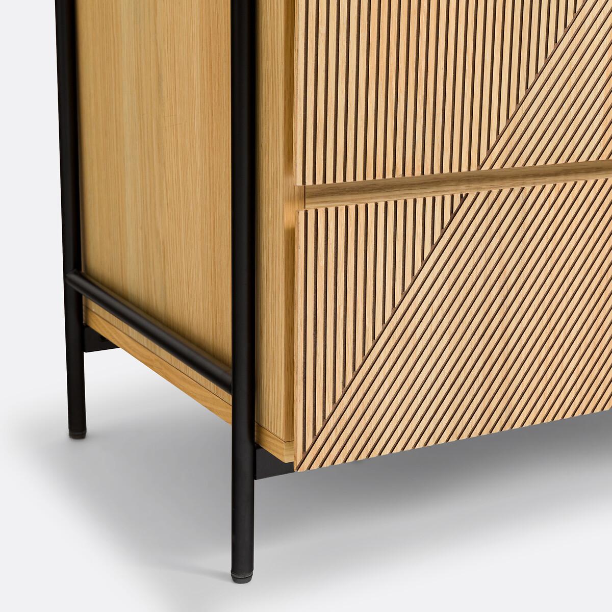 Lodge Wardrobe Module with Hanging Rail and 5 Drawers – image 8