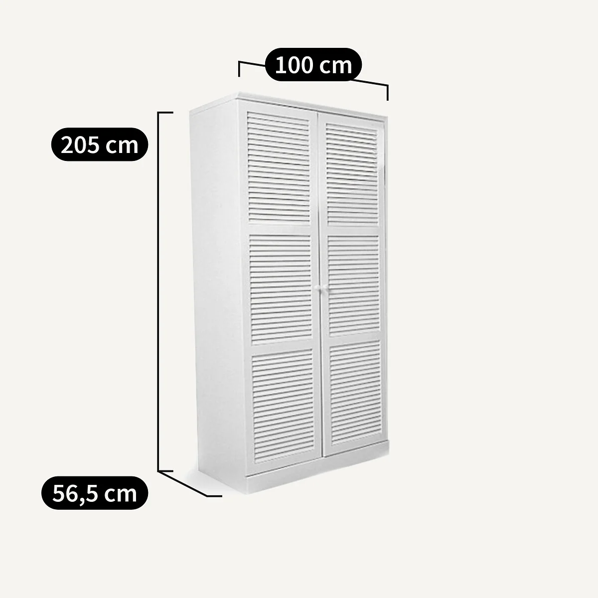 Mayor 2-Door Wardrobe – image 6