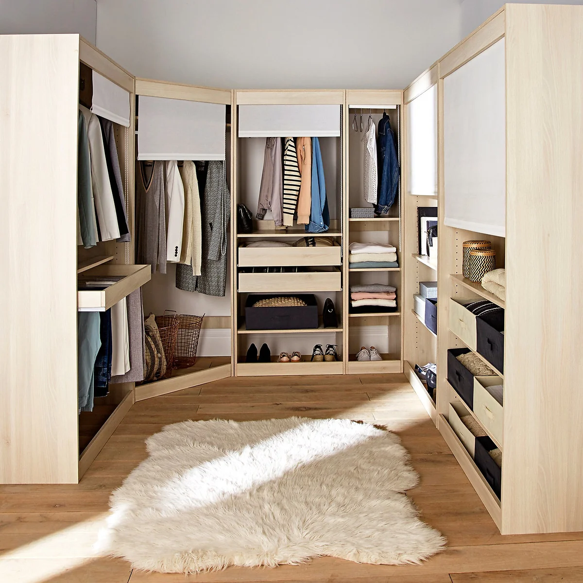 Build 3-Shelf and 2-Drawer Wardrobe Module – image 2