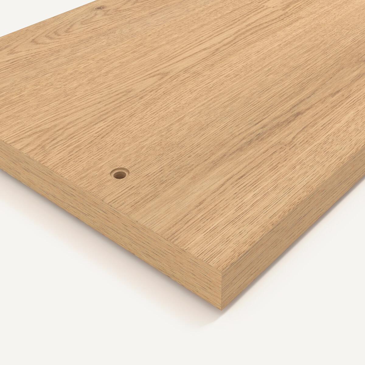 Johanez 110cm Oak Veneer Wardrobe Support Shelf – image 4