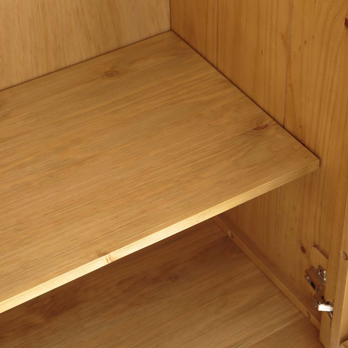 Hiba 2 Door Wardrobe with Hanging Rail – image 6