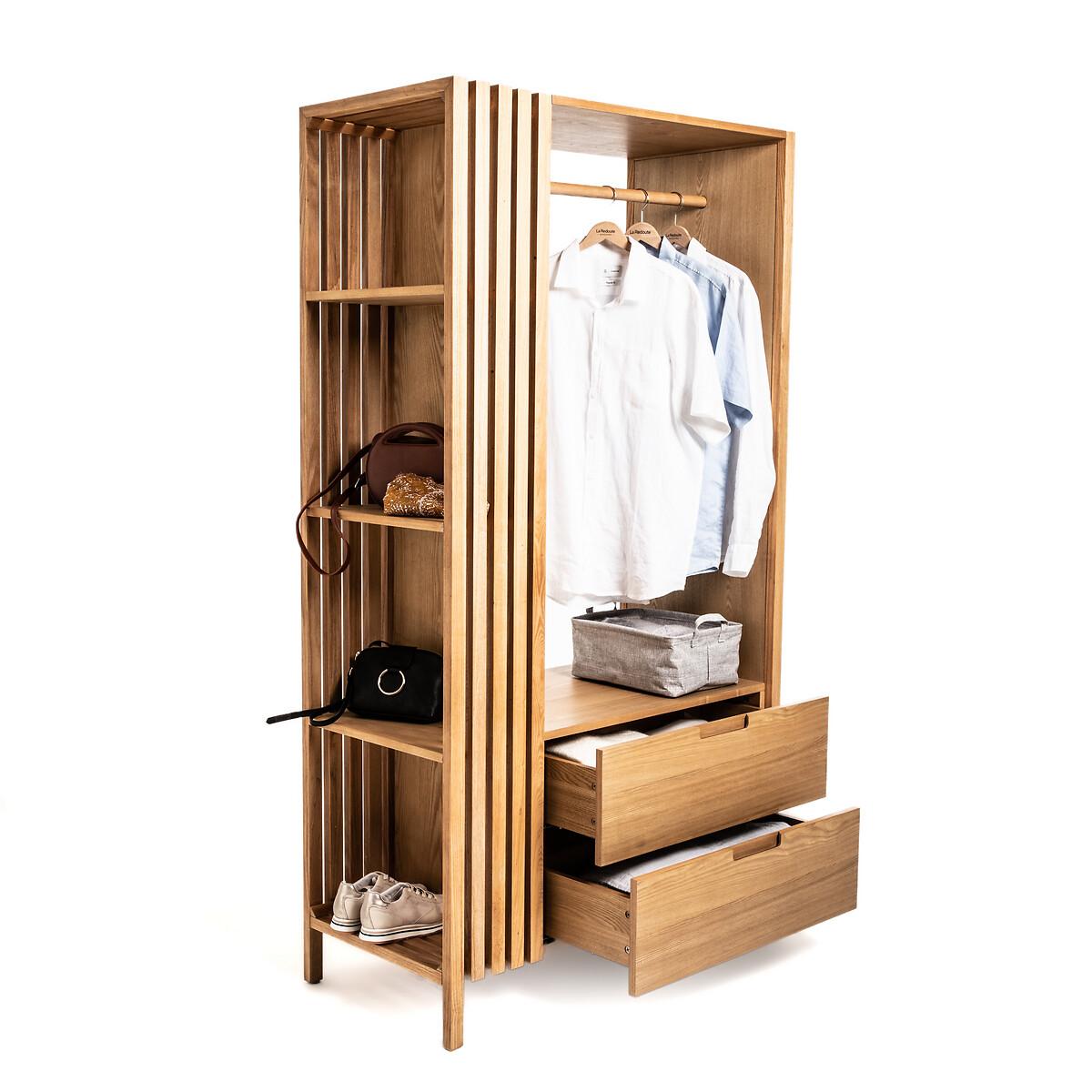 Lazar Ash Veneer Wardrobe with Hanging Rail – image 5
